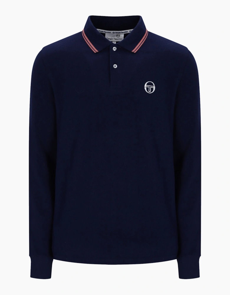 SERGIO TACCHINI SERGIO 020 POLO MARITIME BLUE/LIGHT MAHOGANY