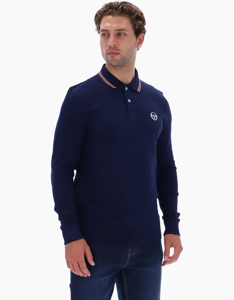 SERGIO TACCHINI SERGIO 020 POLO MARITIME BLUE/LIGHT MAHOGANY