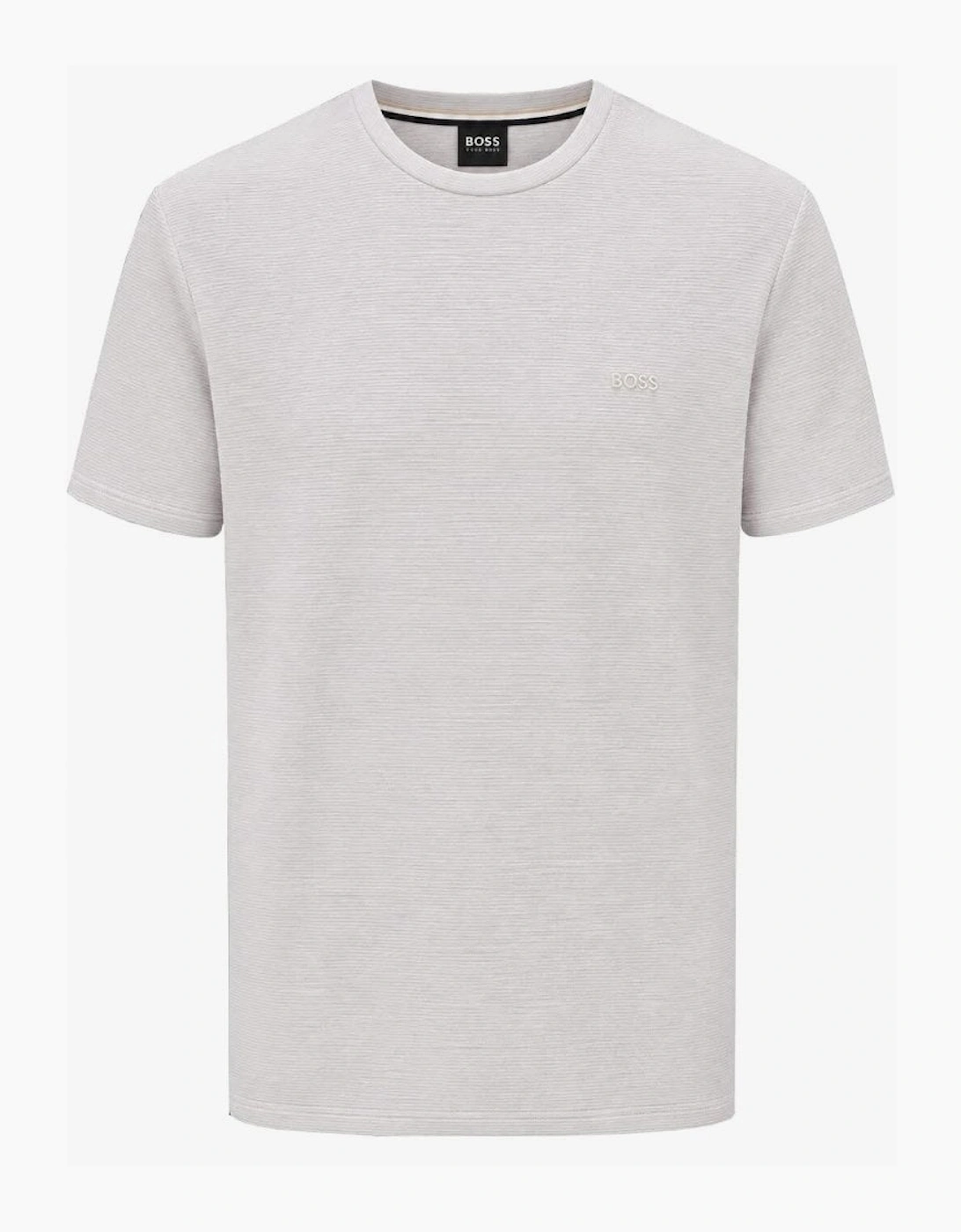 Hugo Boss Men's Rib Taupe T-shirt
