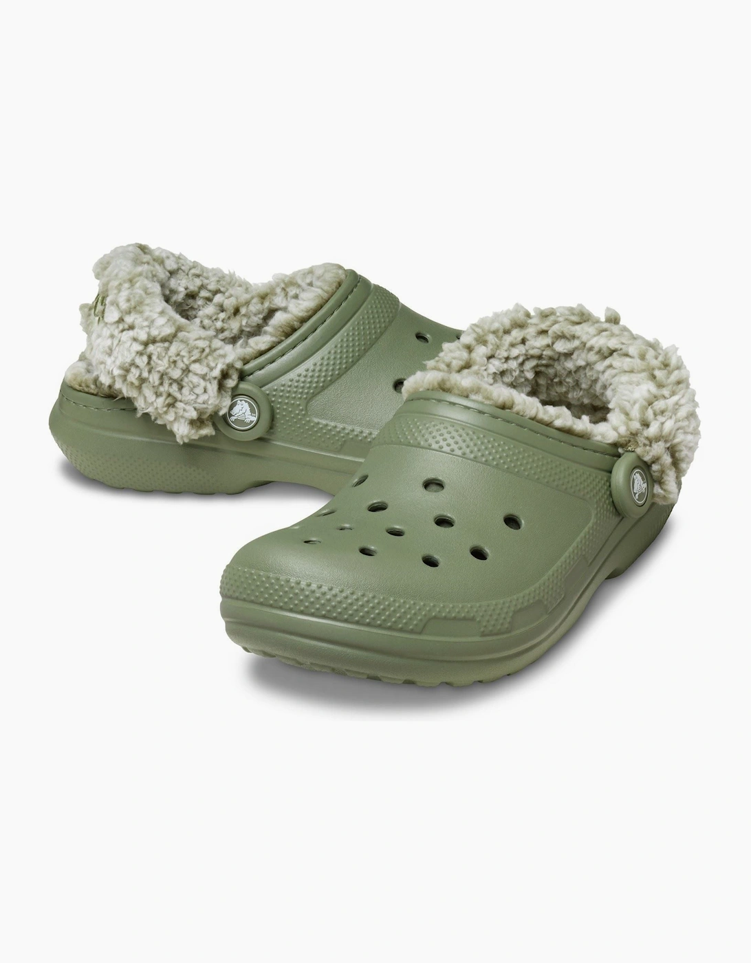 Crocs Classic Fleece Lined Textile Blend Men's Cargo Clogs