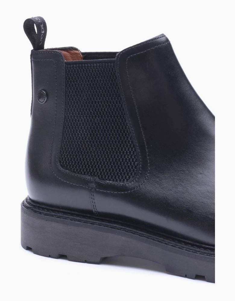 Base London Echo Leather Men's Waxy Black Boots