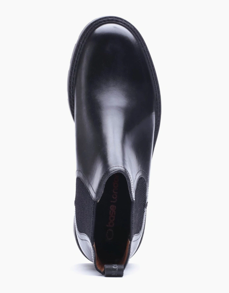 Base London Echo Leather Men's Waxy Black Boots