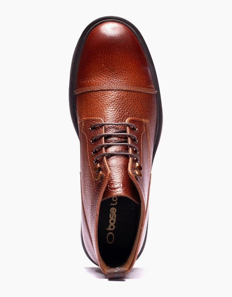 Base London Mercer Leather Men's Tan Ankle Boots