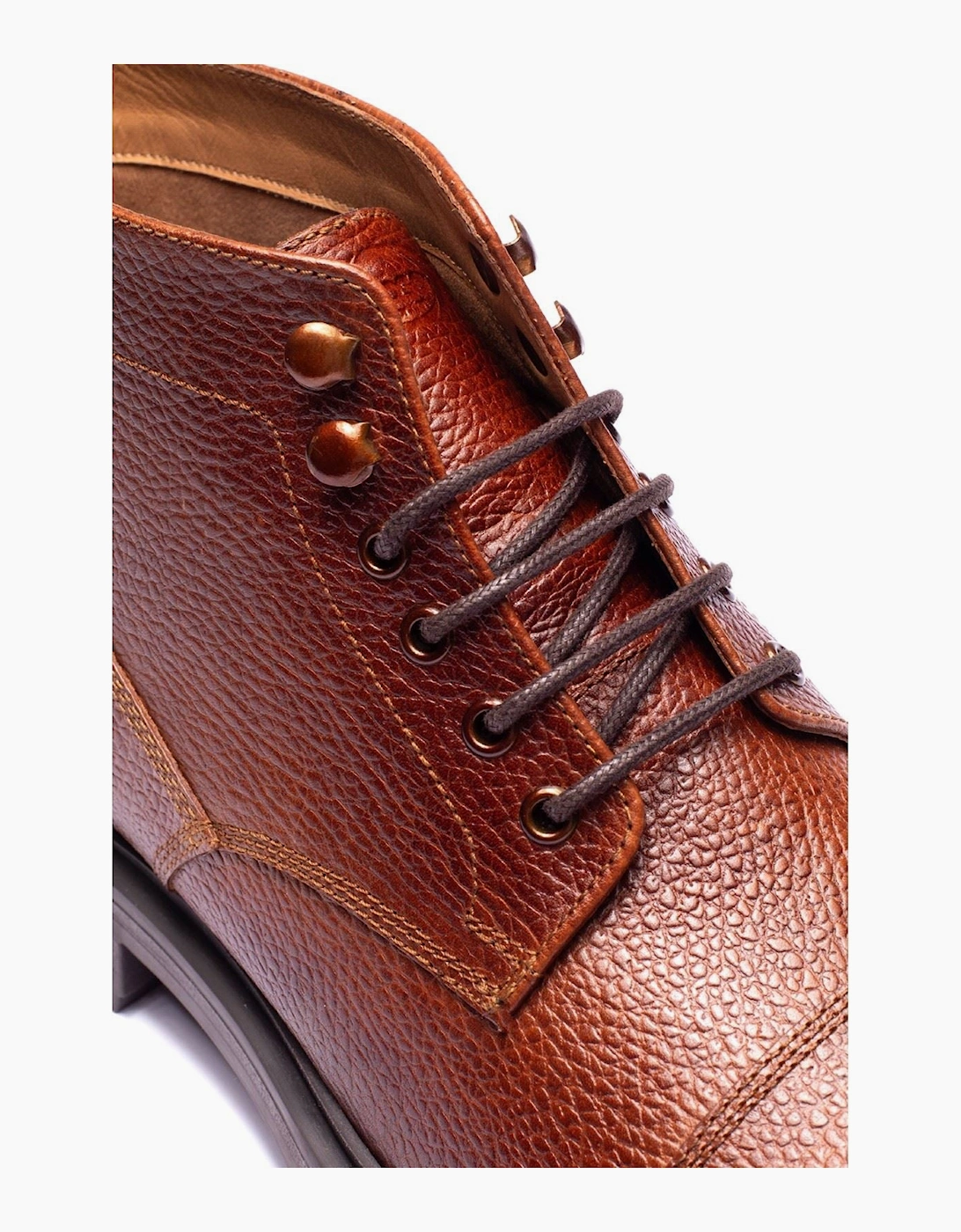 Base London Mercer Leather Men's Tan Ankle Boots
