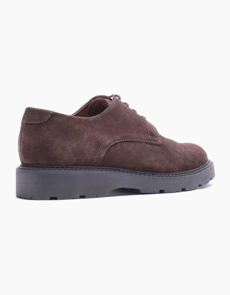 Base London Vector Leather Men's Brown Lace-Up Shoes