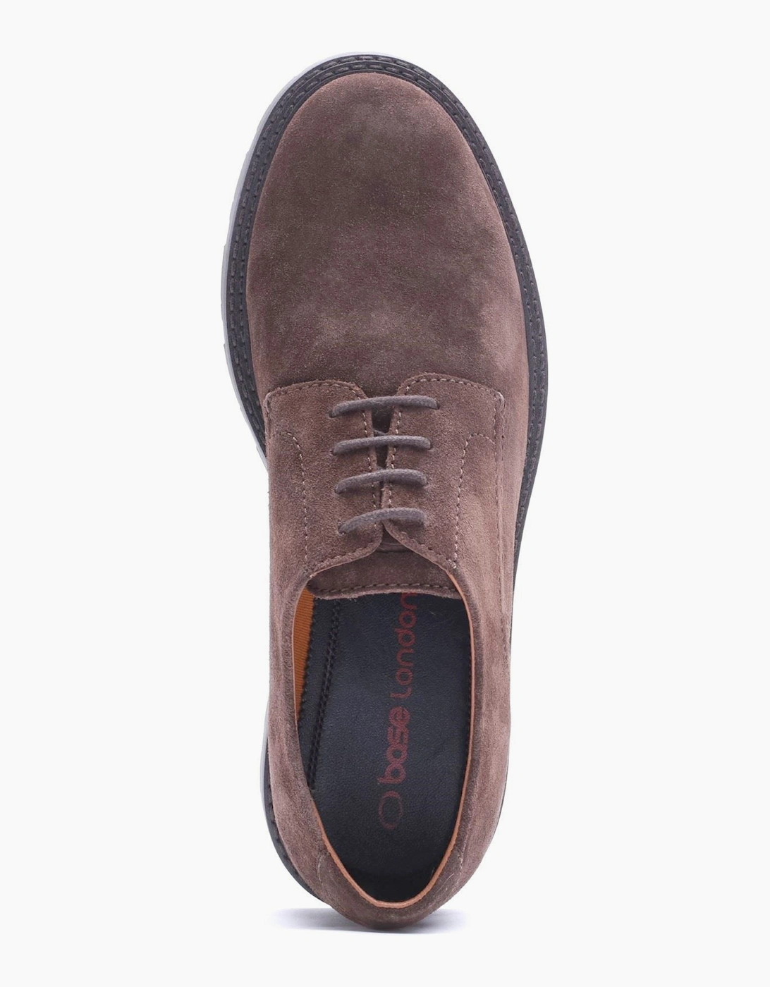 Base London Vector Leather Men's Brown Lace-Up Shoes