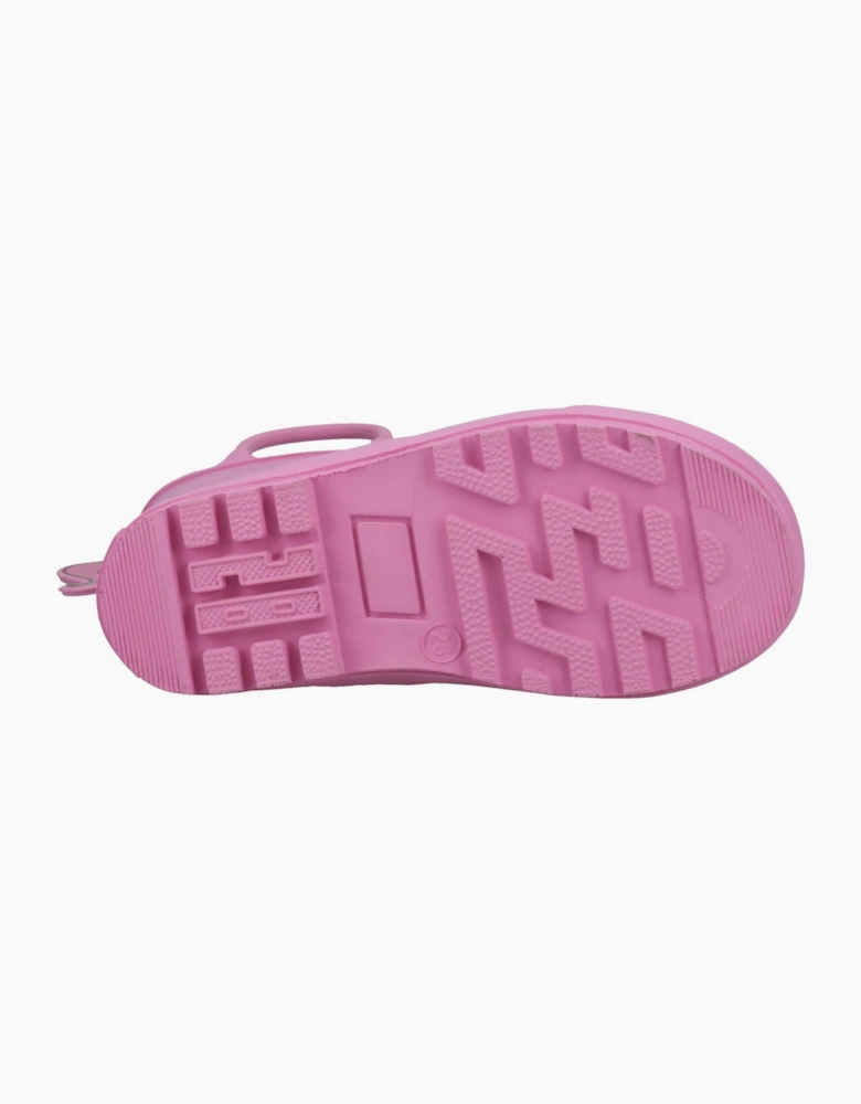 Cotswold Puddle 3D Rubber Girl's Pink Wellington Boots