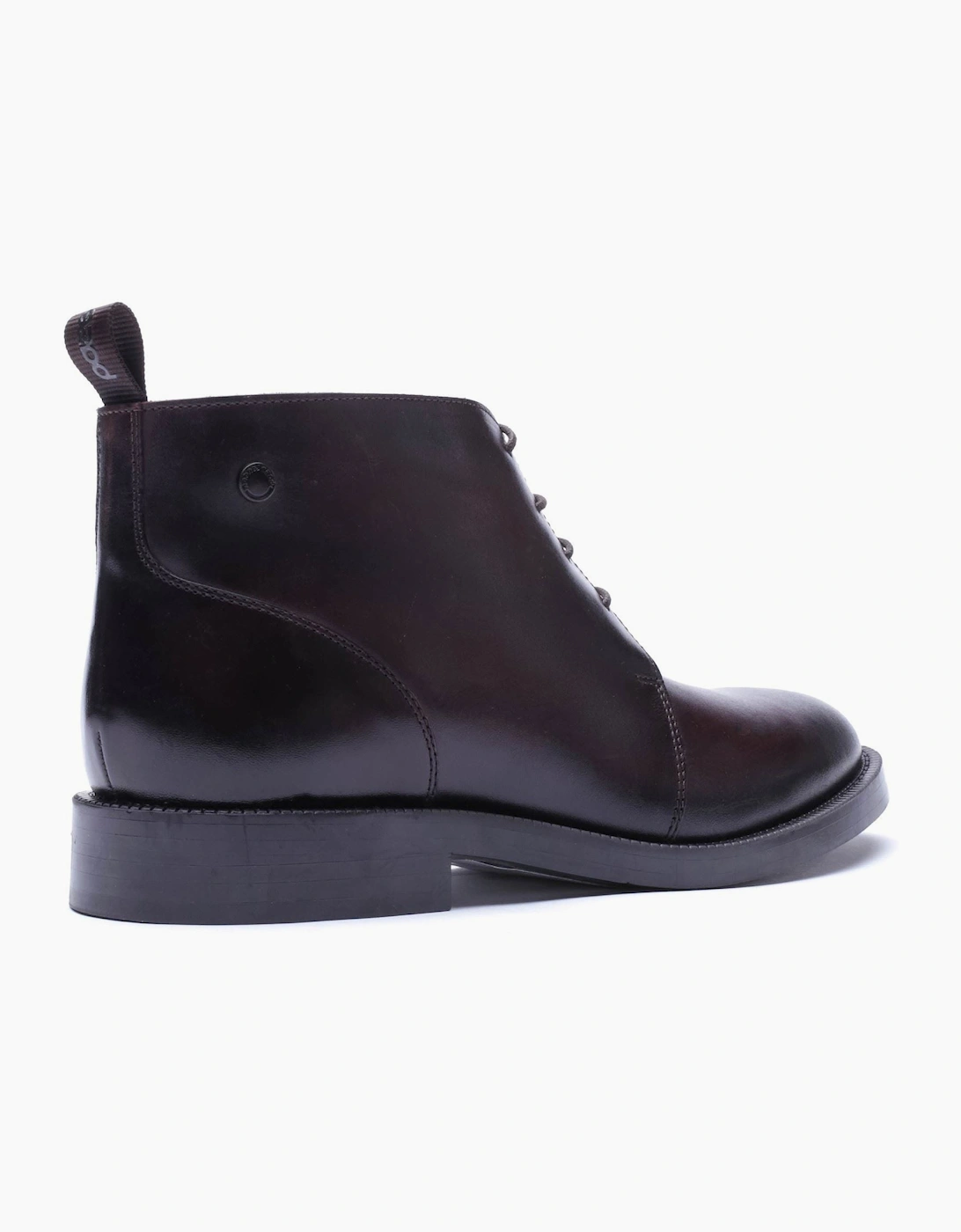 Base London Marco Leather Men's Washed Brown Ankle Boots