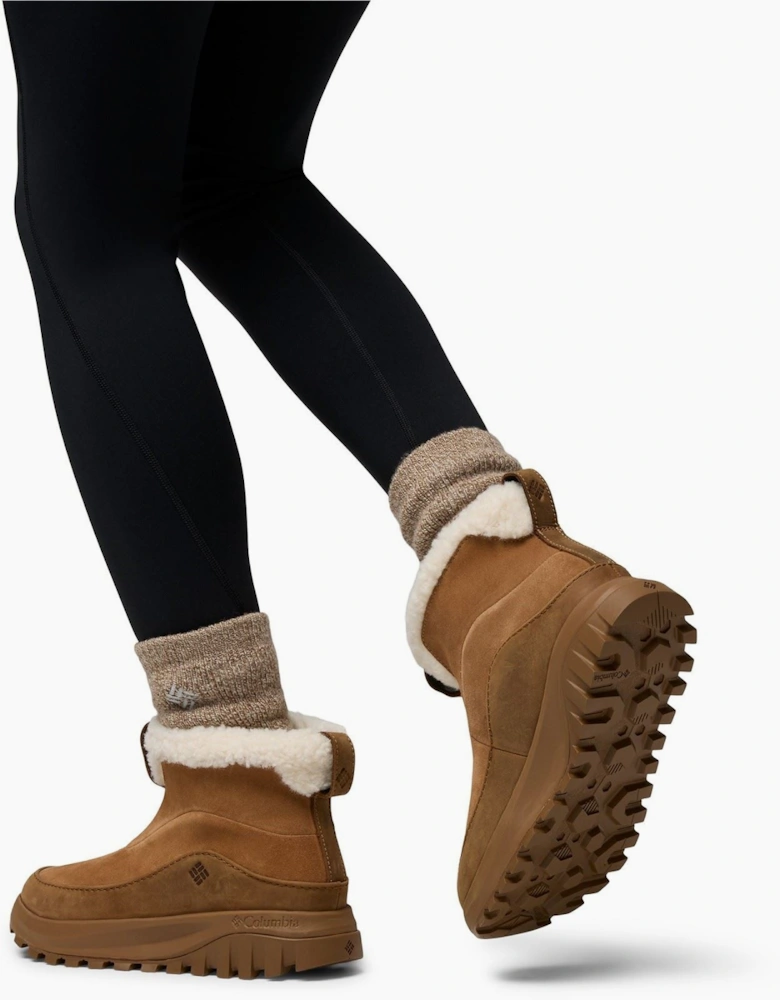 Columbia Snowtrot Ease Leather Women's Light Brown Hiking Boots