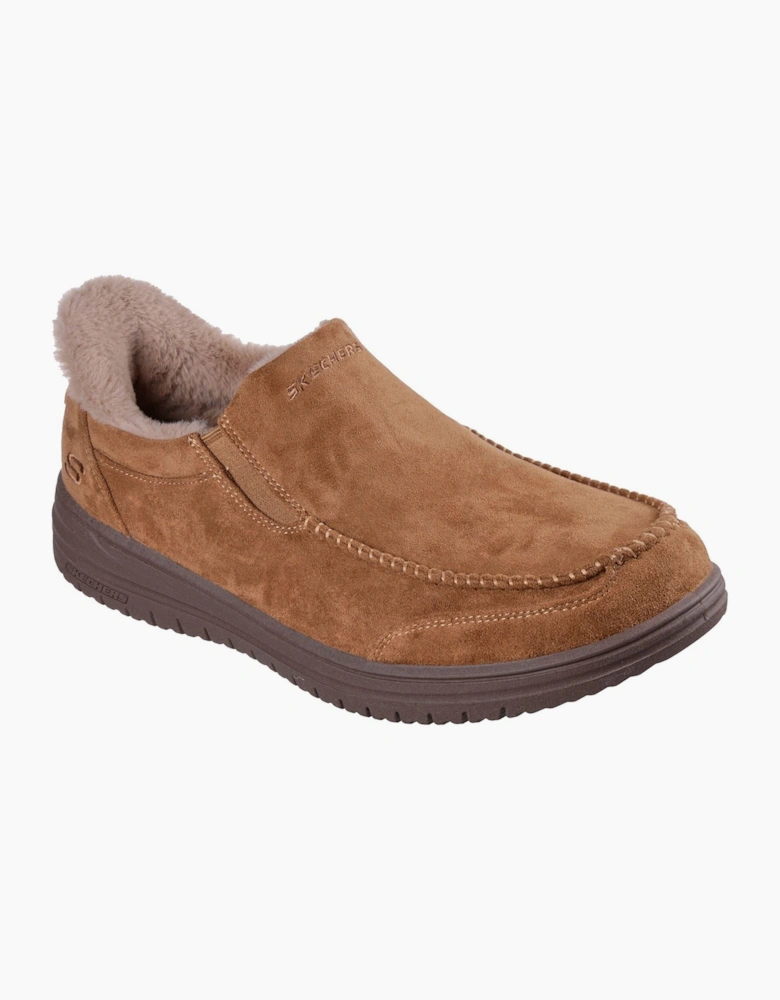 Skechers Murette Scofield Textile Men's Chestnut Slippers