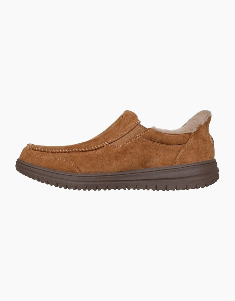 Skechers Murette Scofield Textile Men's Chestnut Slippers