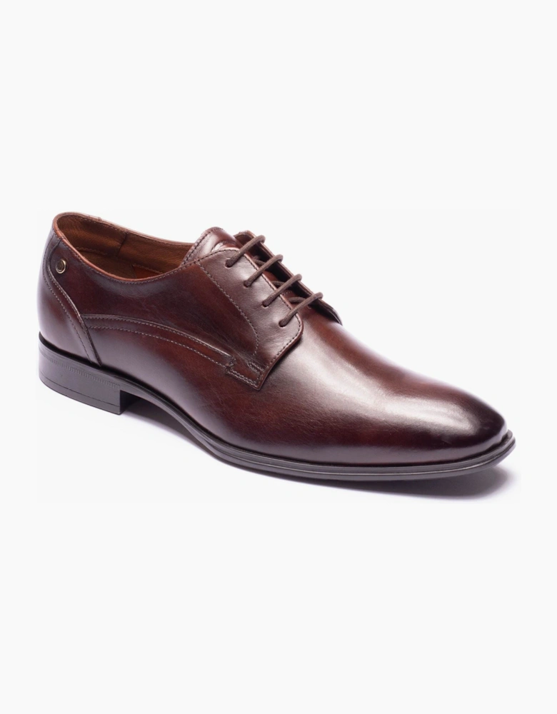 Base London Vance Leather Men's Brown Derby Shoes
