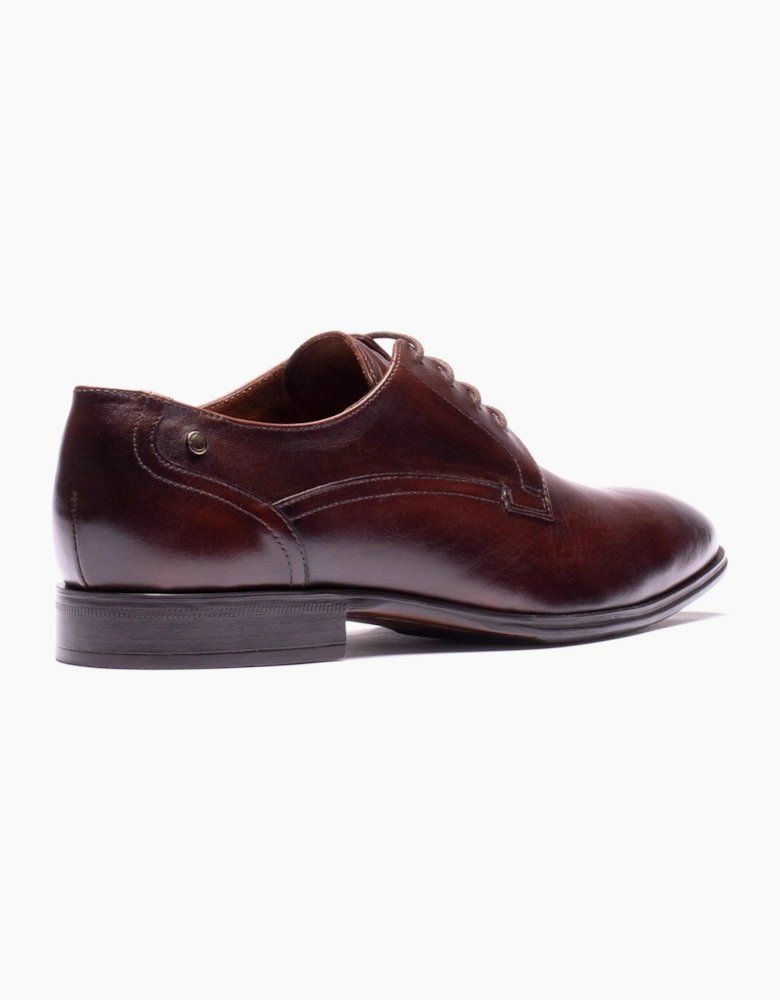 Base London Vance Leather Men's Brown Derby Shoes