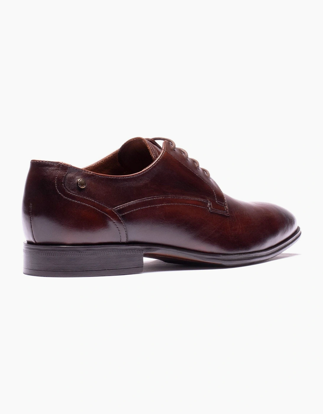 Base London Vance Leather Men's Brown Derby Shoes