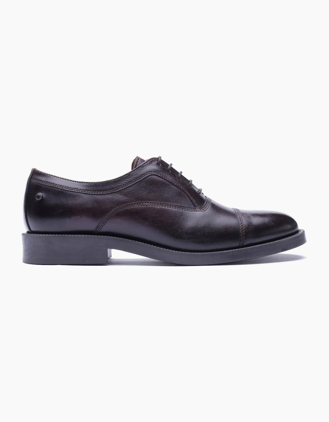 Base London Roma Leather Men's Washed Brown Oxford Shoes