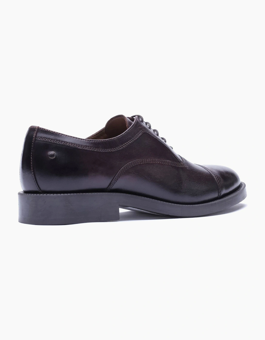 Base London Roma Leather Men's Washed Brown Oxford Shoes