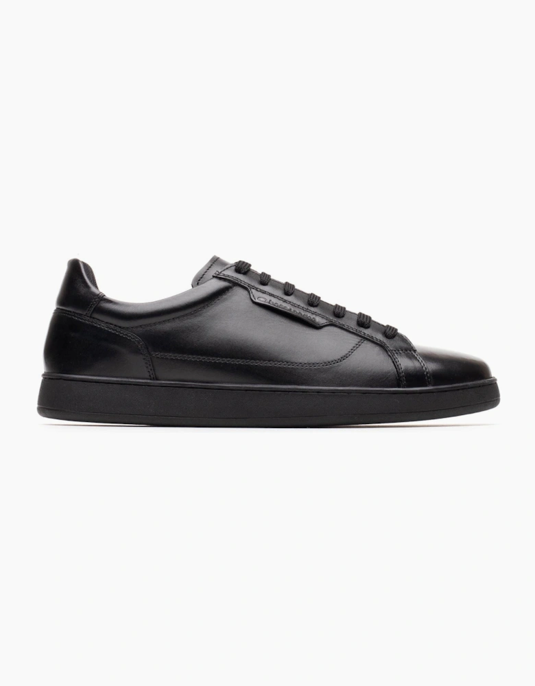 Base London Zammo Leather Men's Black Lace-Up Shoes