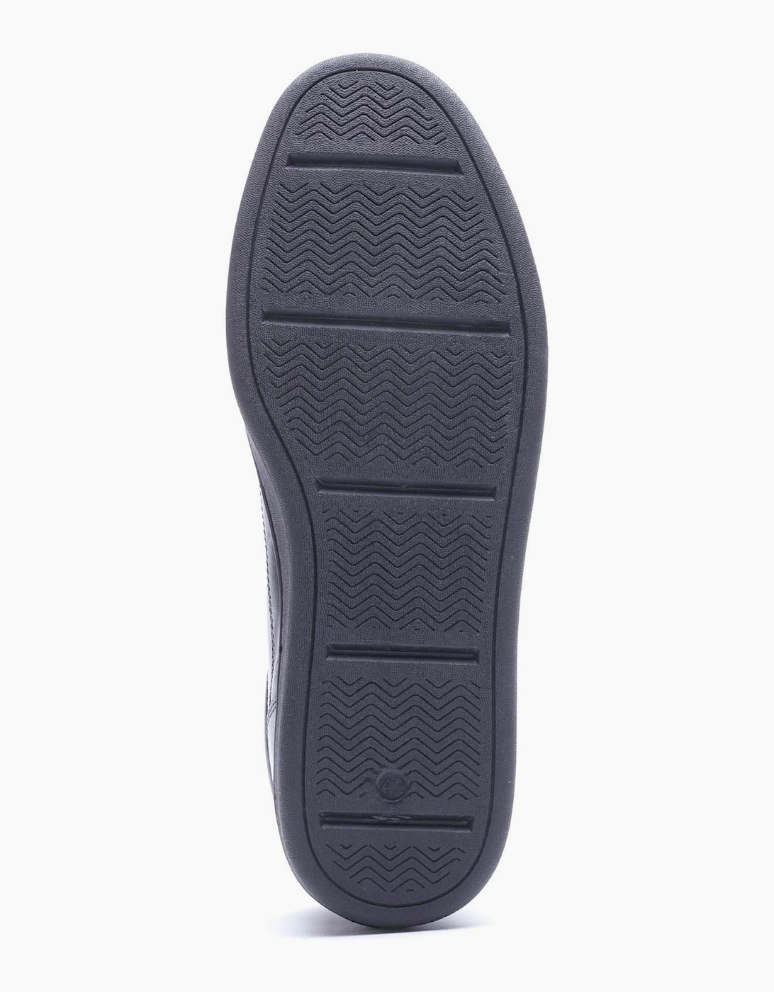 Base London Zammo Leather Men's Black Lace-Up Shoes