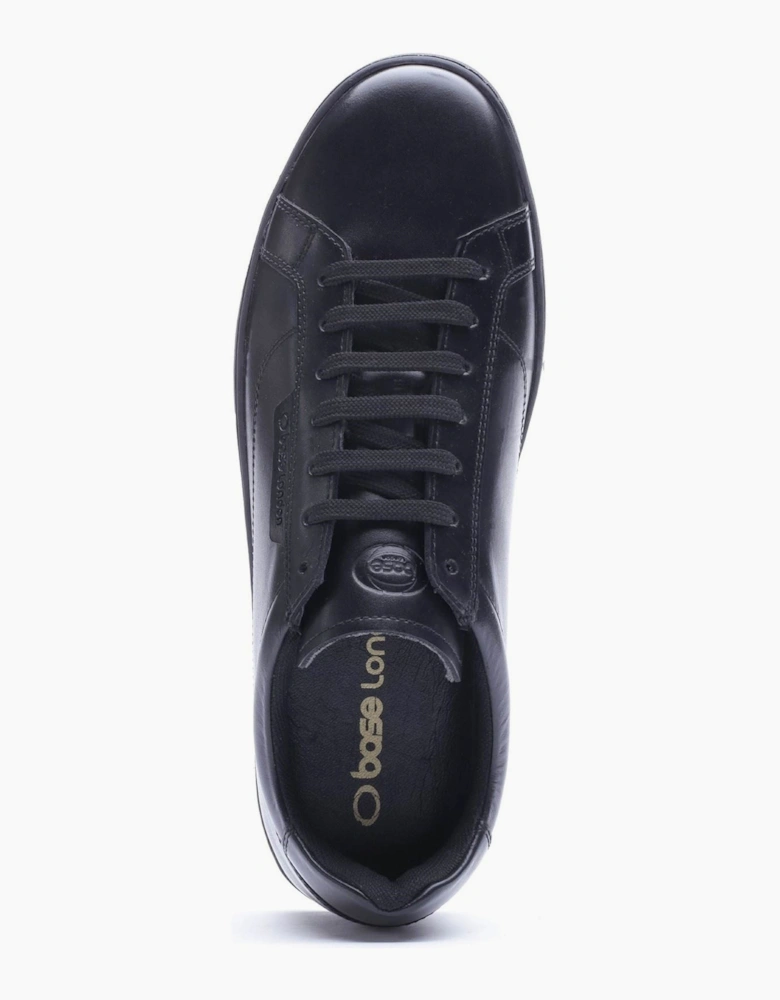 Base London Zammo Leather Men's Black Lace-Up Shoes
