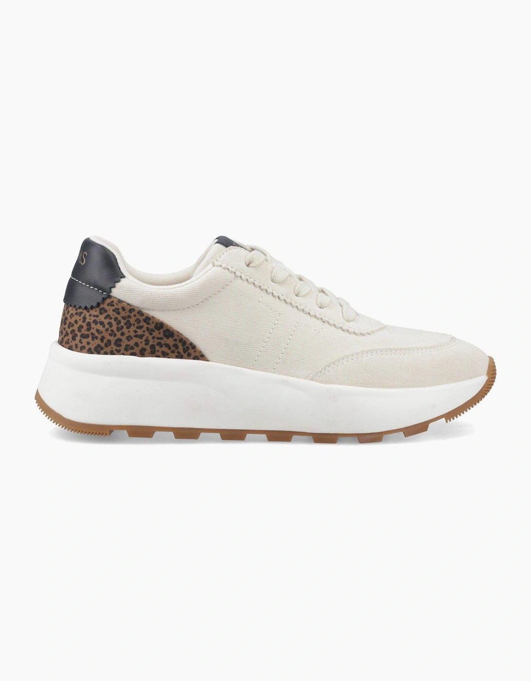 TOMS Trvl Lite Wedge Leather Women's Cheetah Print Trainers