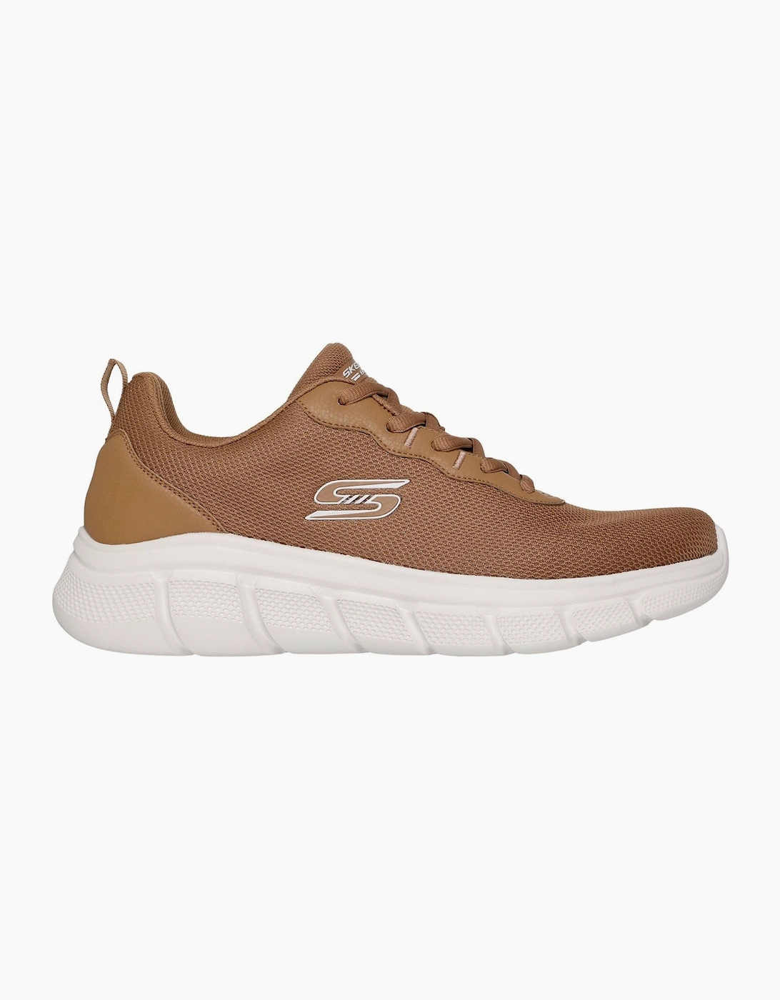 Skechers BOBS B Flex Icy Edge Textile Men's Chestnut Trainers