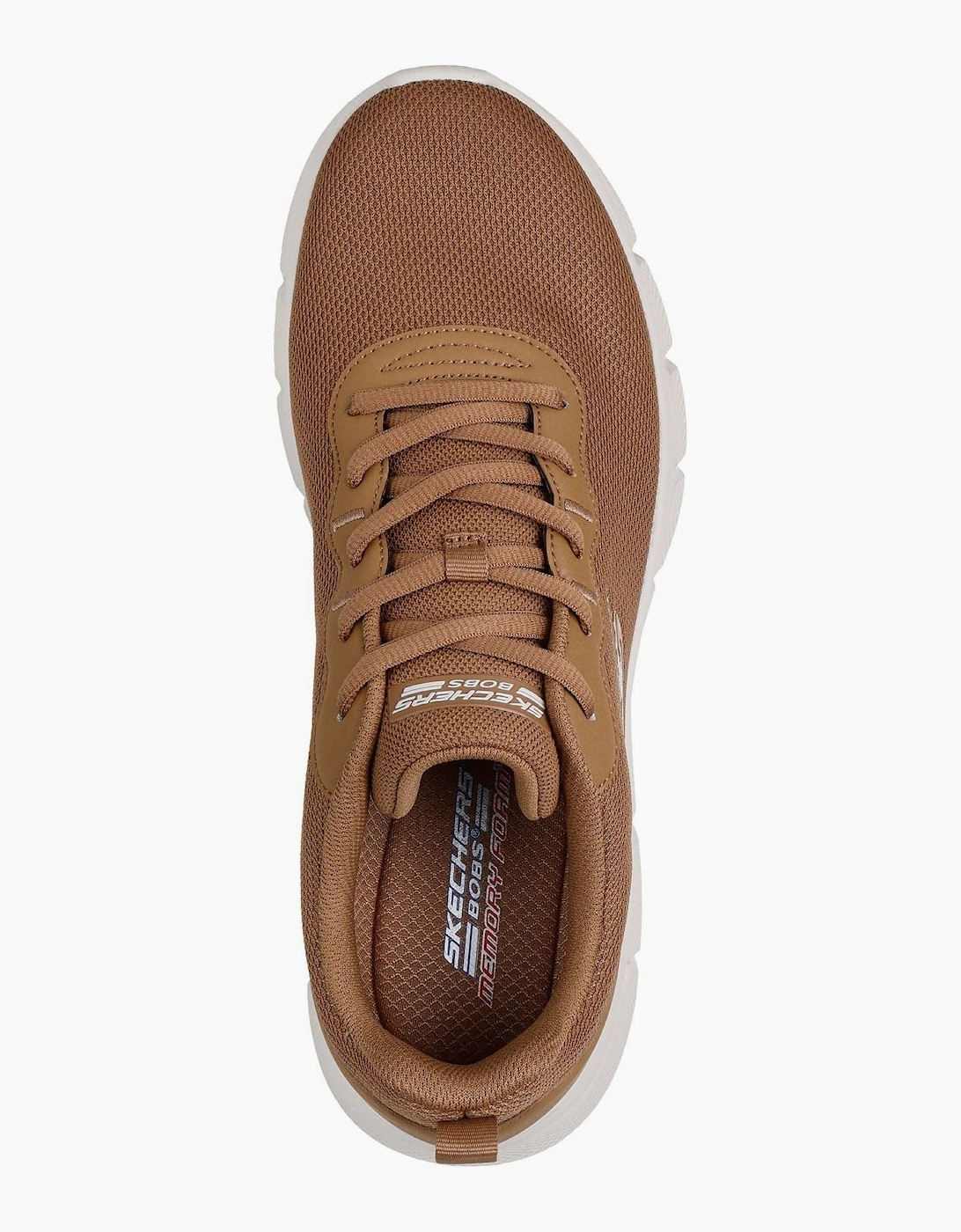 Skechers BOBS B Flex Icy Edge Textile Men's Chestnut Trainers