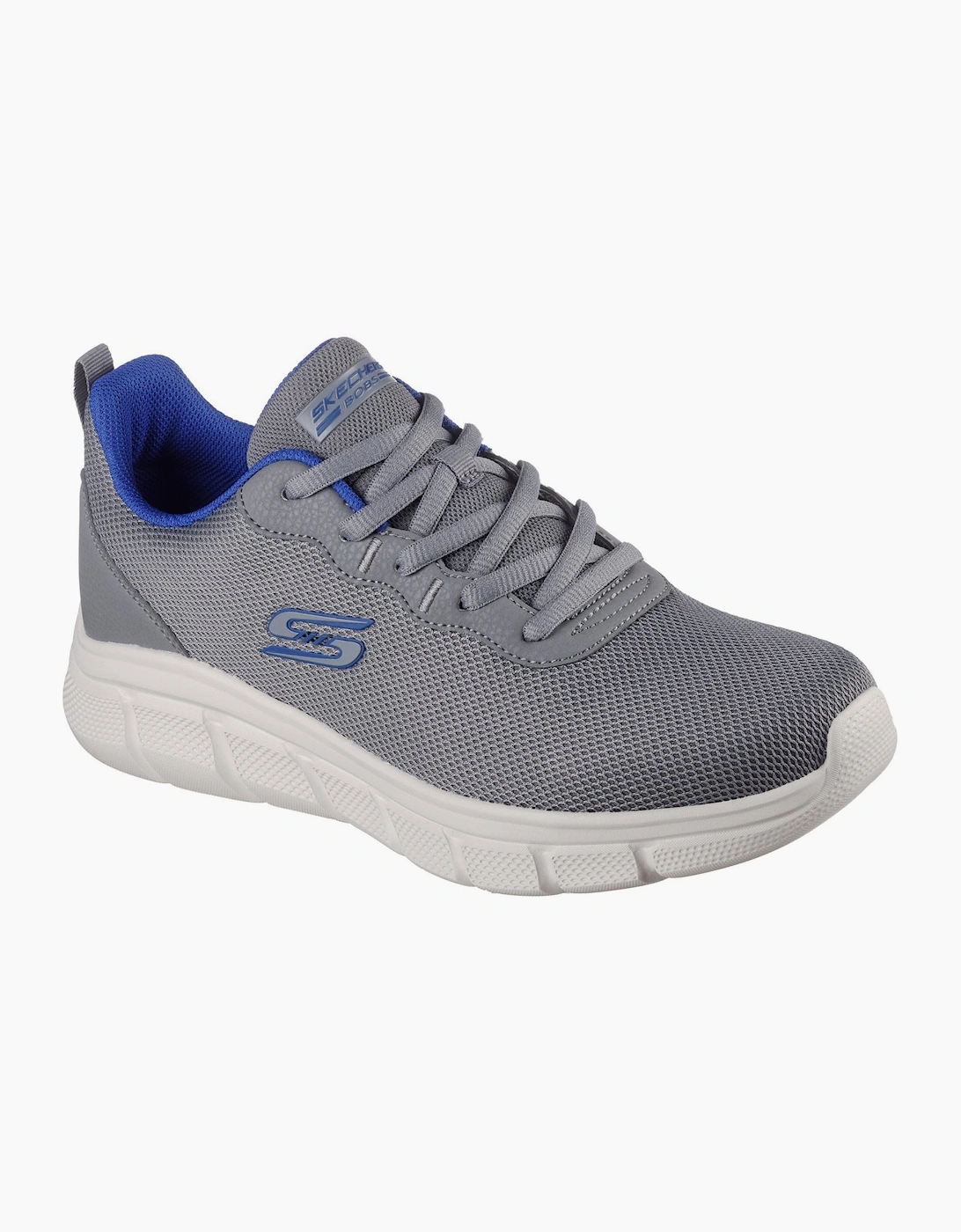 Skechers BOBS B Flex Icy Edge Textile Men's Dark Grey Trainers