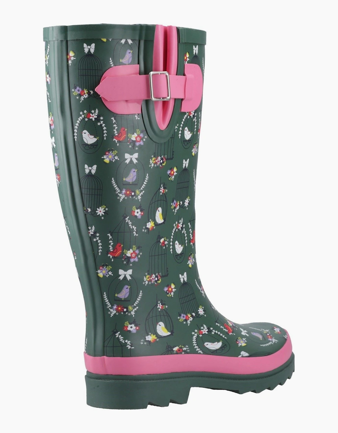 Cotswold Cleeve Tall Rubber Women's Green Wellington Boots