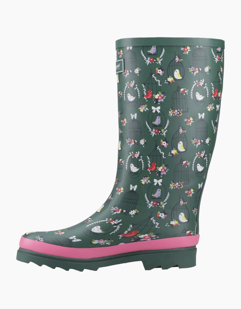 Cotswold Cleeve Tall Rubber Women's Green Wellington Boots