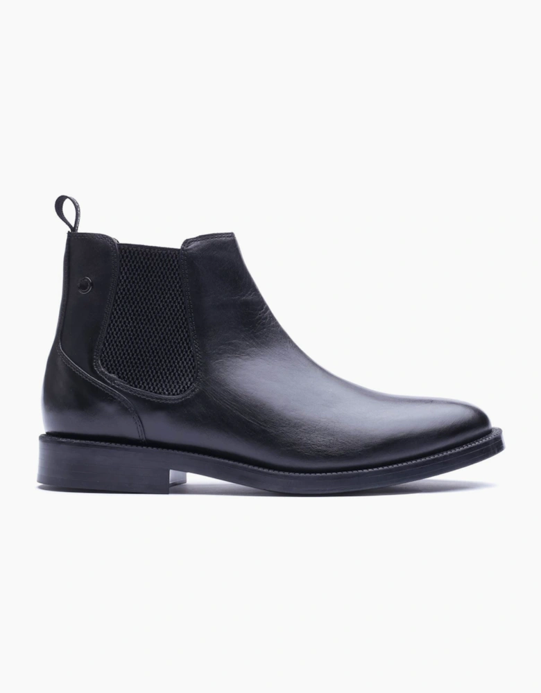 Base London Enzo Leather Men's Black Boots