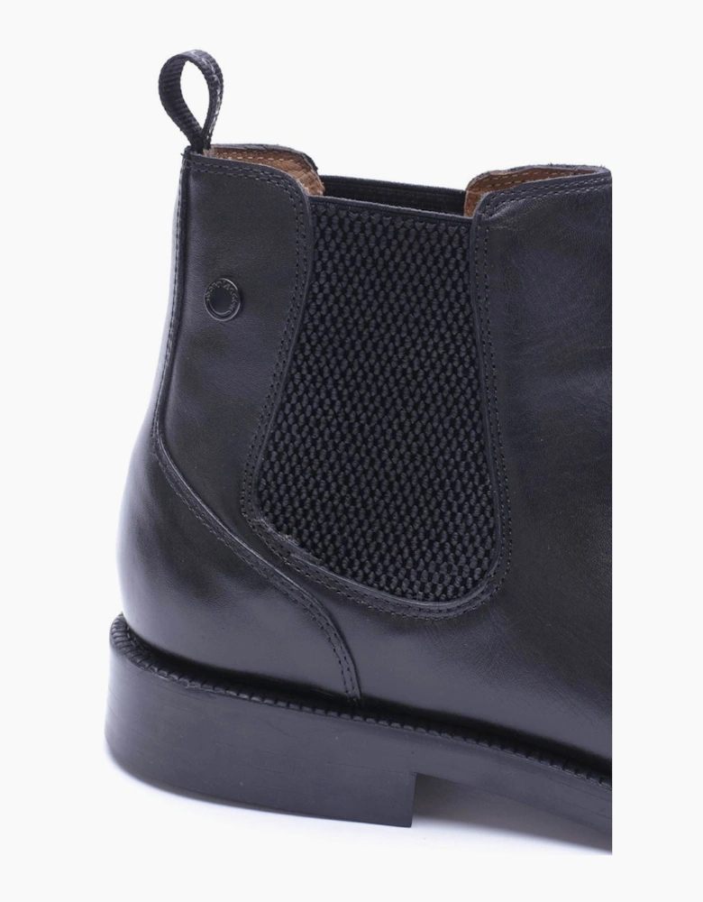Base London Enzo Leather Men's Black Boots
