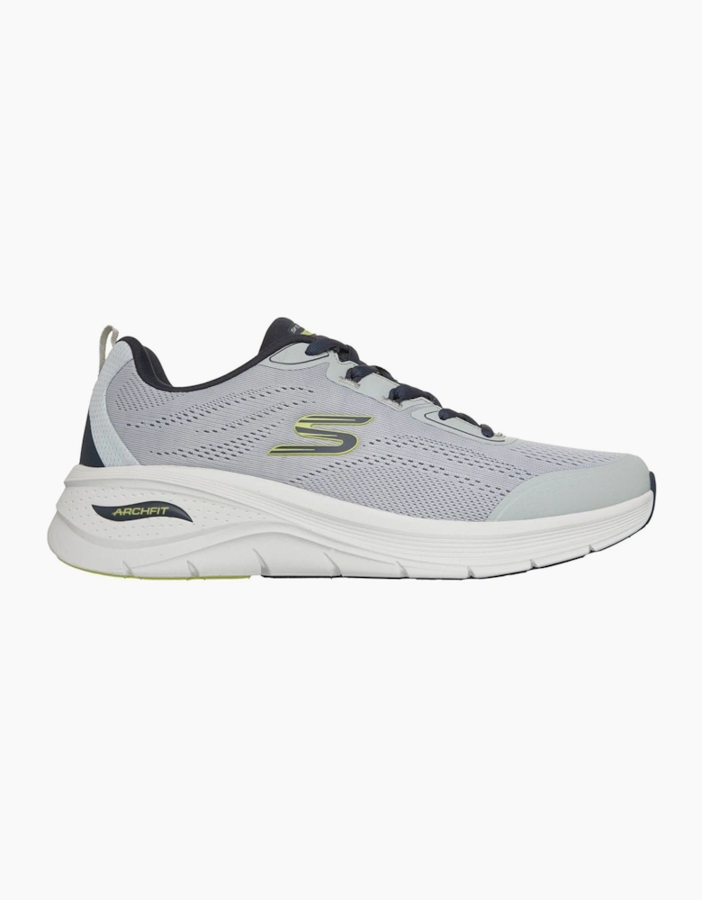 Skechers Arch Fit 3.0 Prawsper Textile Men's Grey/Navy Trainers