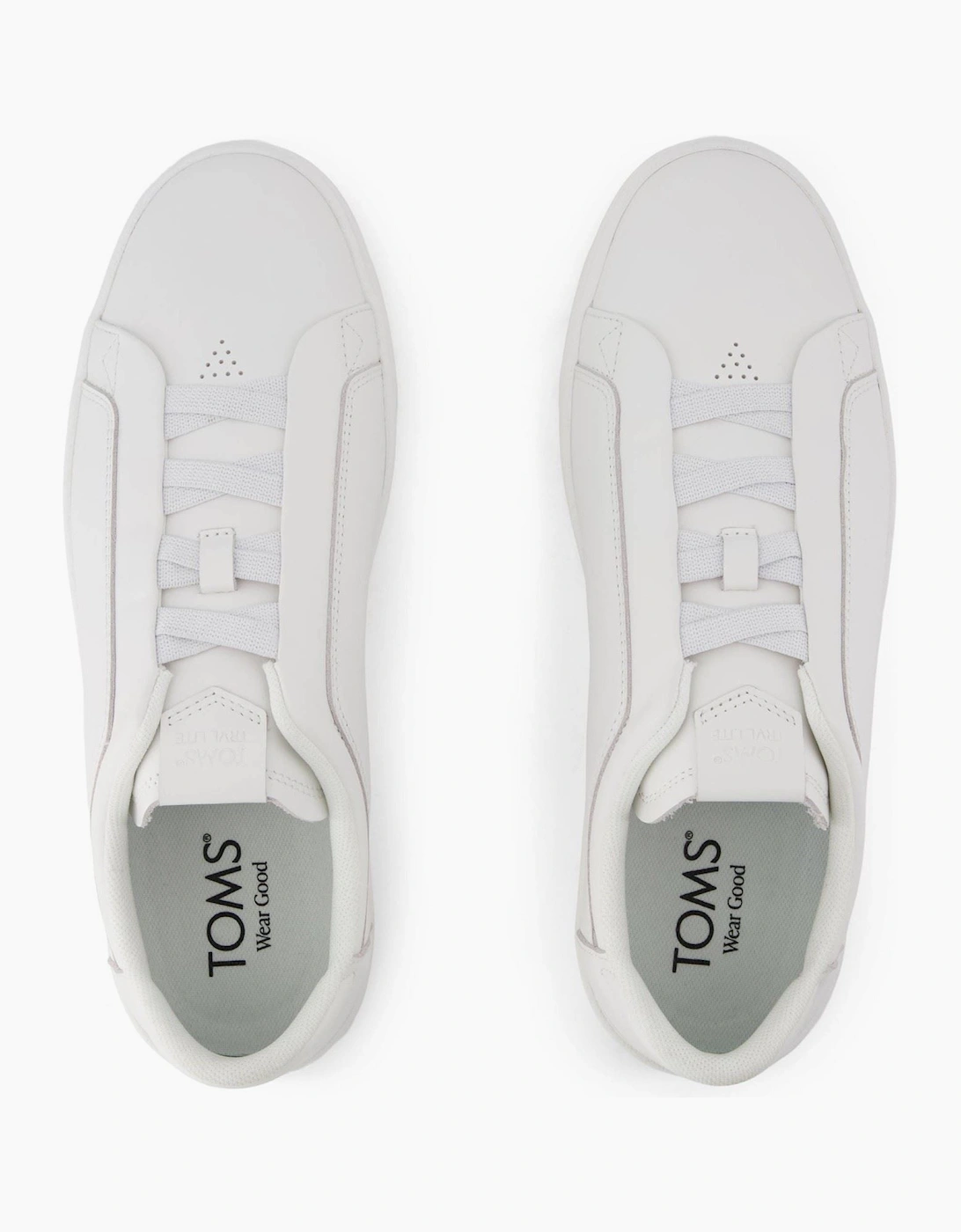 TOMS Trvl Lite Miles Leather Men's White Trainers