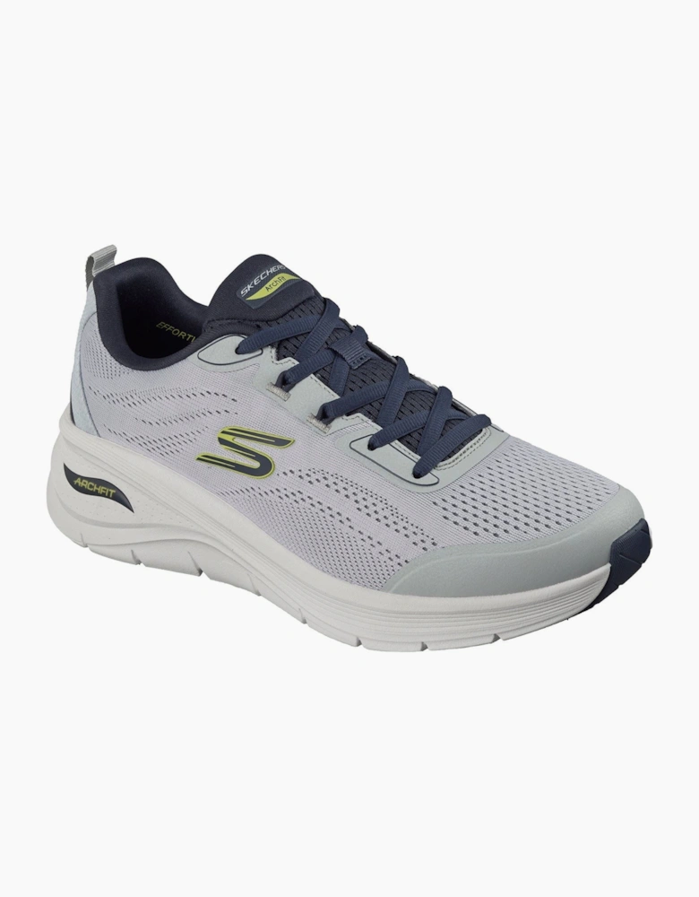Skechers Arch Fit 3.0 Prawsper Textile Men's Grey/Navy Trainers