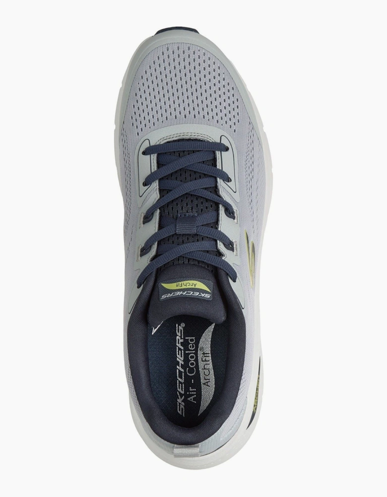 Skechers Arch Fit 3.0 Prawsper Textile Men's Grey/Navy Trainers