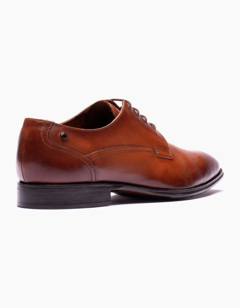 Base London Vance Leather Men's Tan Derby Shoes