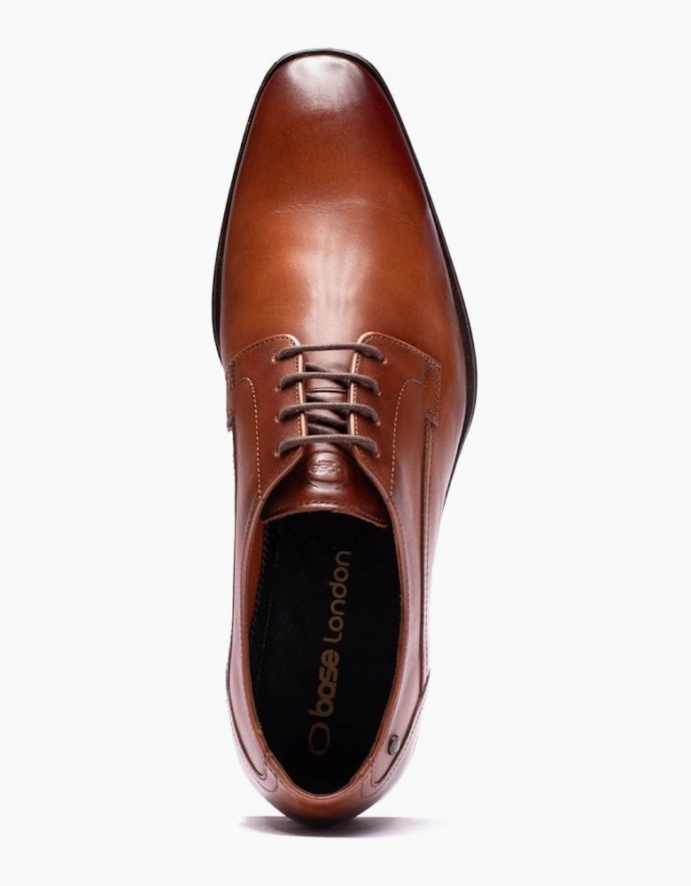 Base London Vance Leather Men's Tan Derby Shoes