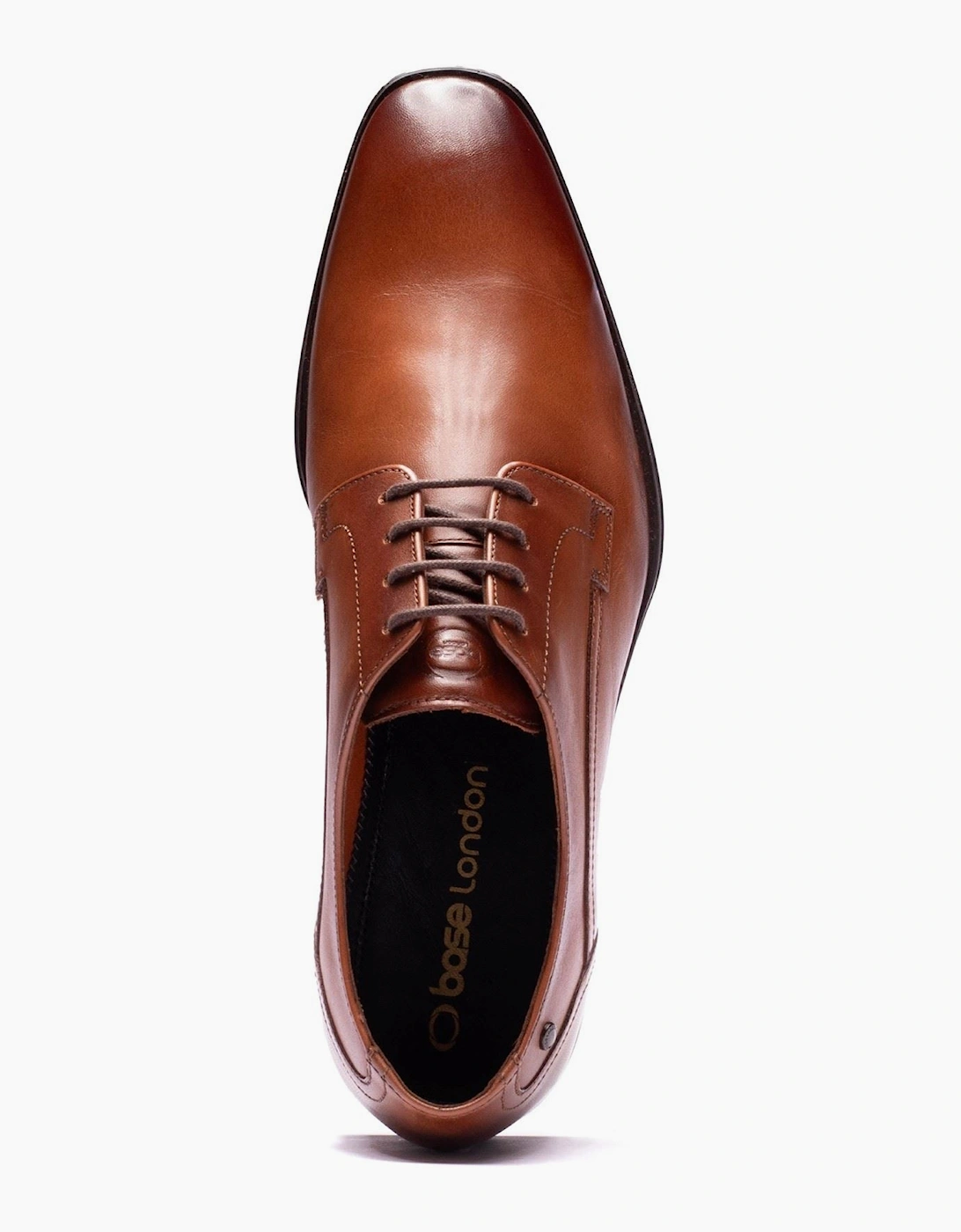 Base London Vance Leather Men's Tan Derby Shoes