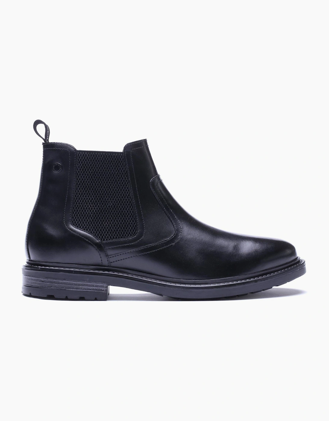 Base London Smith Leather Men's Black Boots