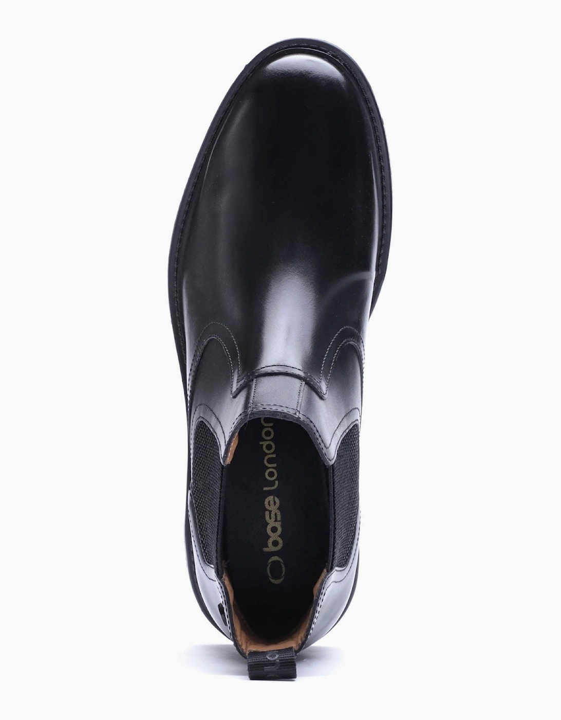 Base London Smith Leather Men's Black Boots