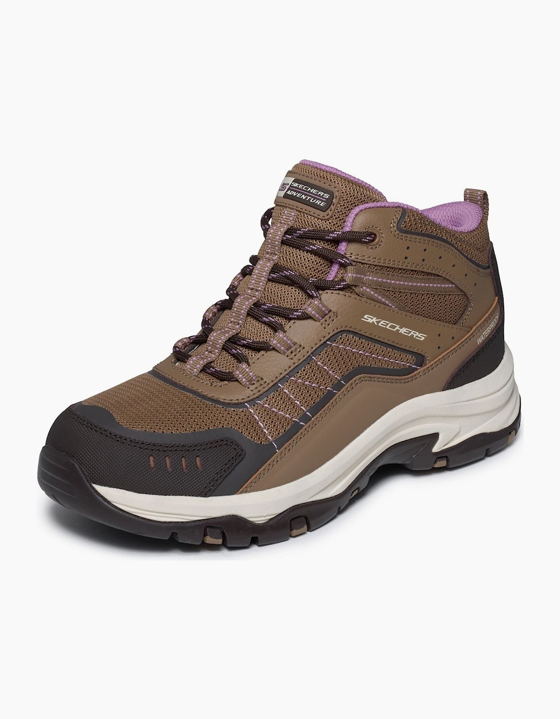 Skechers Trego Ashaway Leather Women's Tan/Brown Hiking Boots