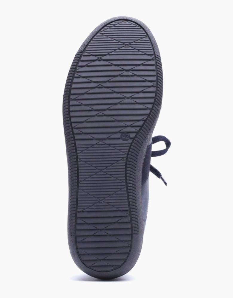 Base London Tommo Leather Men's Navy Trainers