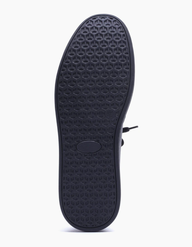 Base London Volt Leather Men's Black Lace-Up Shoes