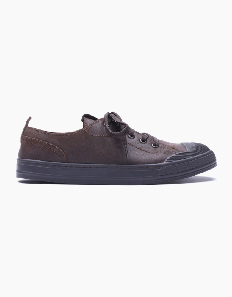 Base London Volt Leather Men's Brown Lace-Up Shoes