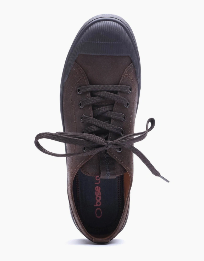 Base London Volt Leather Men's Brown Lace-Up Shoes