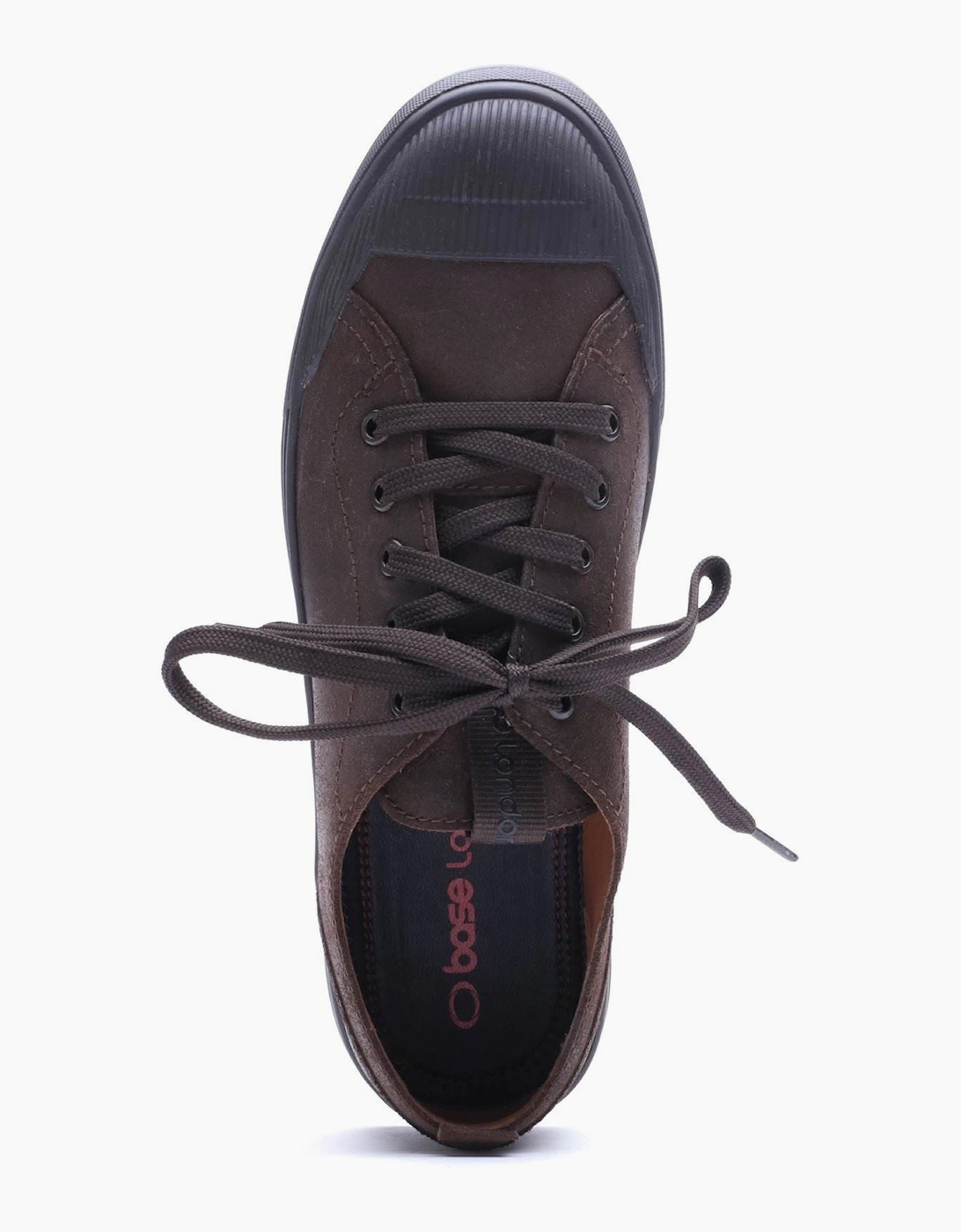 Base London Volt Leather Men's Brown Lace-Up Shoes