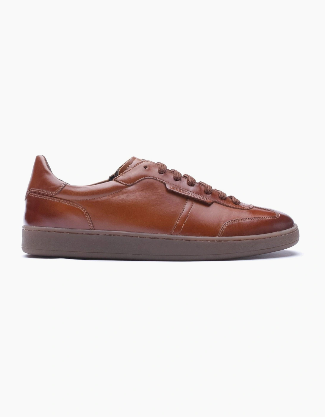 Base London Tucker Leather Men's Tan Trainers