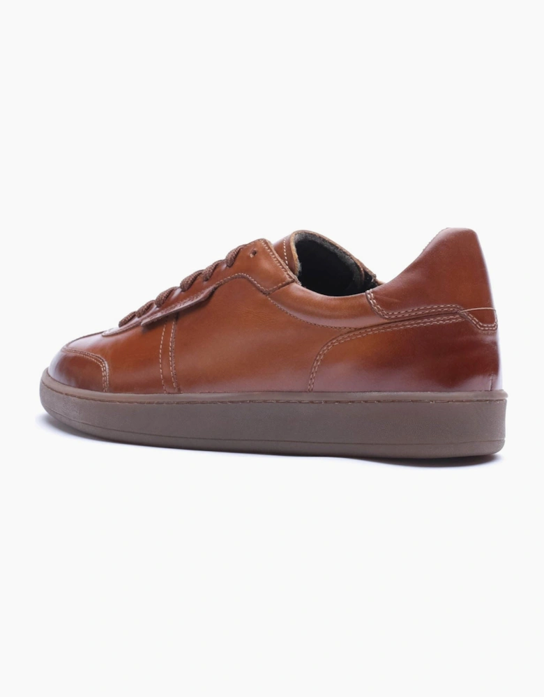 Base London Tucker Leather Men's Tan Trainers