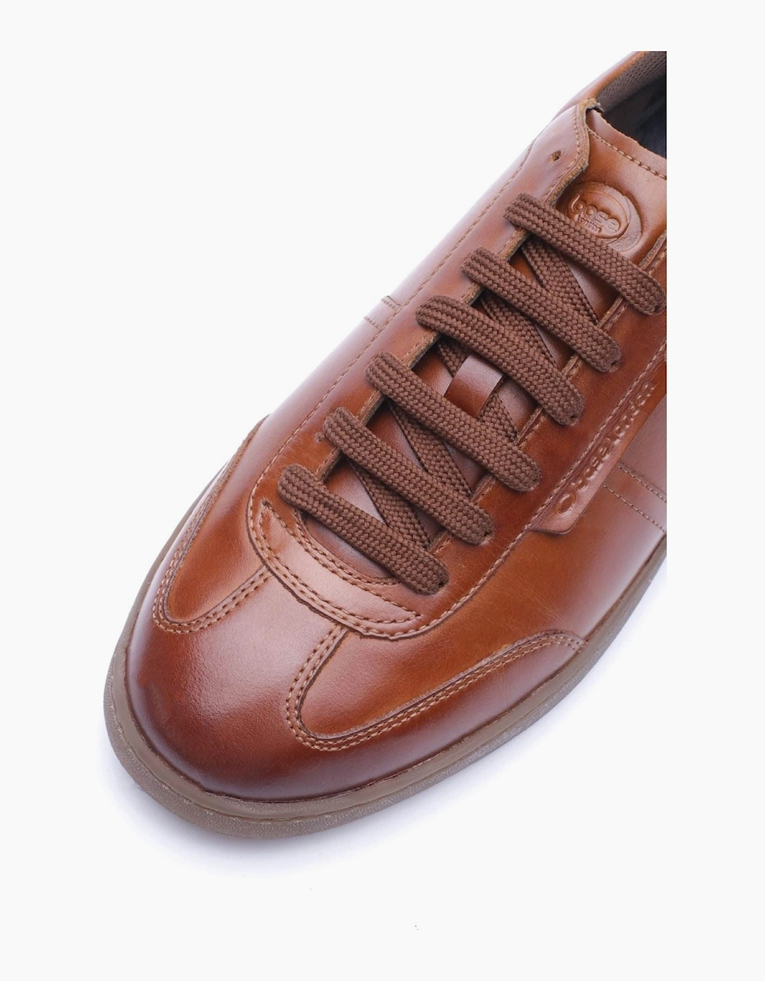 Base London Tucker Leather Men's Tan Trainers