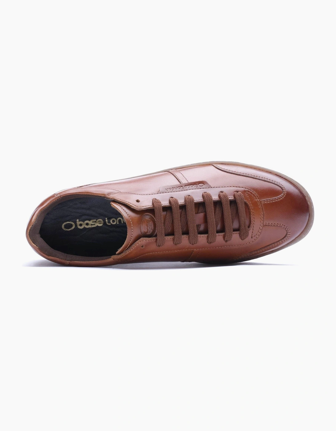 Base London Tucker Leather Men's Tan Trainers